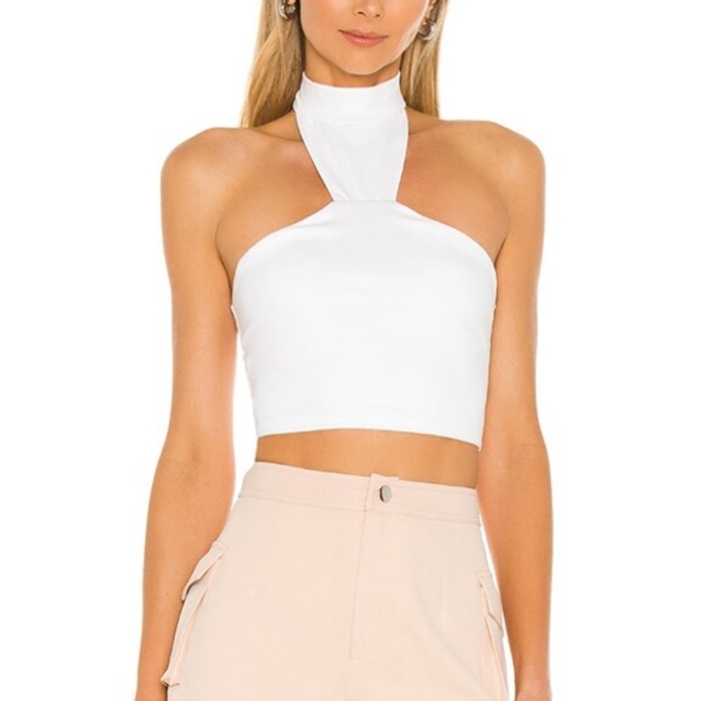 Superdown White One-Shoulder Top - image 1